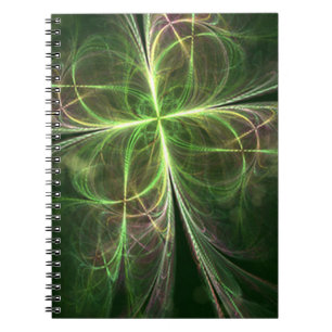 Cuaderno Resumen Fantasía Cuatro hojas el trébol verde