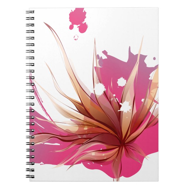 Cuaderno Resumen Flor de Hibiscus (Frente)