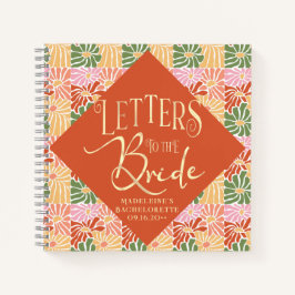 Cuaderno Resumen floral de peach Pink Groovy