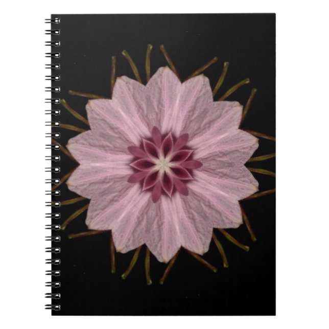 Cuaderno Resumen floral rosa (Frente)