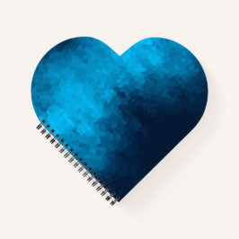 Cuaderno Resumen Fondo azul cristalizado