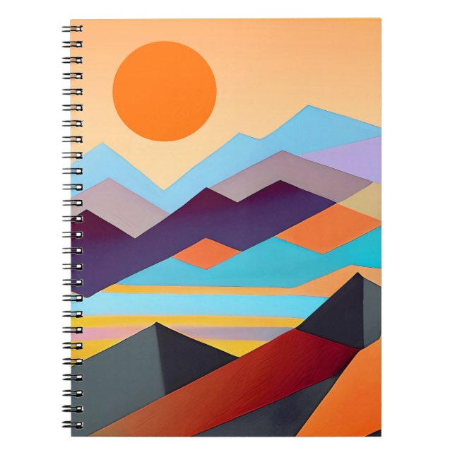 Cuaderno Resumen geométrico de las montañas del suroeste (Frente)
