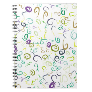 Cuaderno Resumen manual de patrones sin fisuras, abstracto,