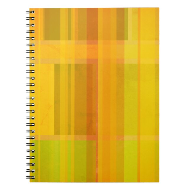 Cuaderno Resumen moderno | Colores de cítricos coloridos (Frente)