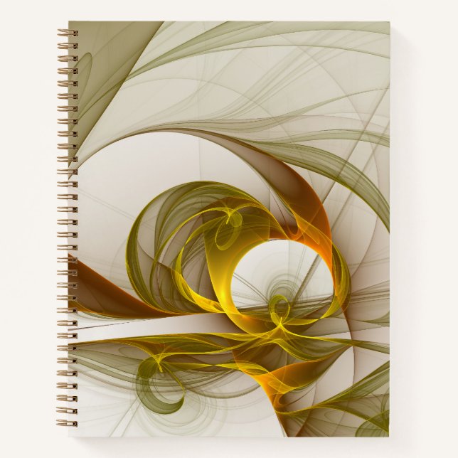 Cuaderno Resumen moderno Colores Metalizado preciosos fract (Anverso)