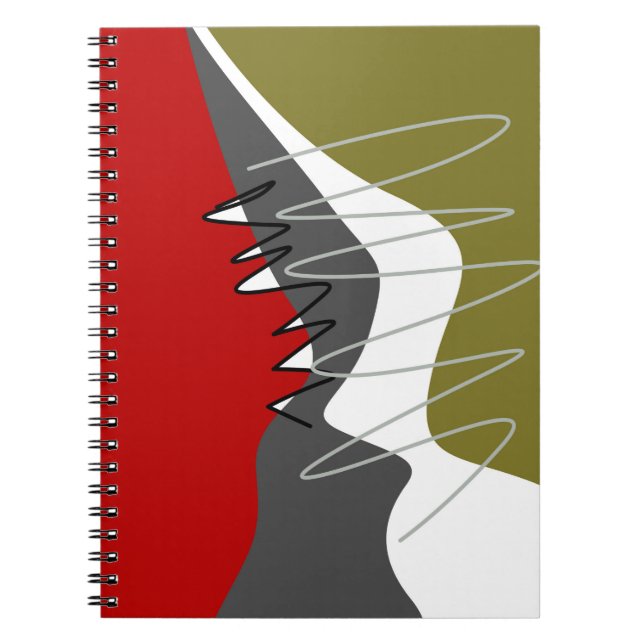 Cuaderno Resumen, moderno, creativo, Cojín decorativo de la (Frente)