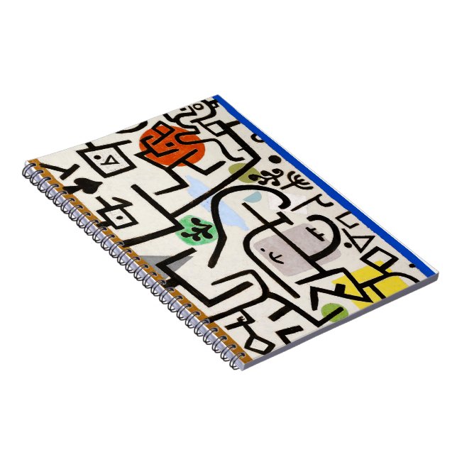 Cuaderno Resumen moderno de Paul Klee "Rich Port" (Lado Derecho)