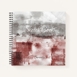 Cuaderno Resumen moderno y ruso de tu nombre Sketchbook