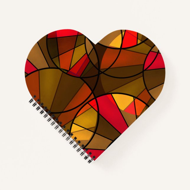 Cuaderno Resumen mosaico de vidrio moderno patrón mosaico m (Anverso)