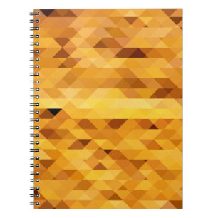 Cuaderno Resumen mosaico digital naranja amarillo mosaico p