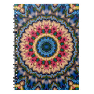 Cuaderno Resumen mosaico moderno patrón de mosaico caleidos