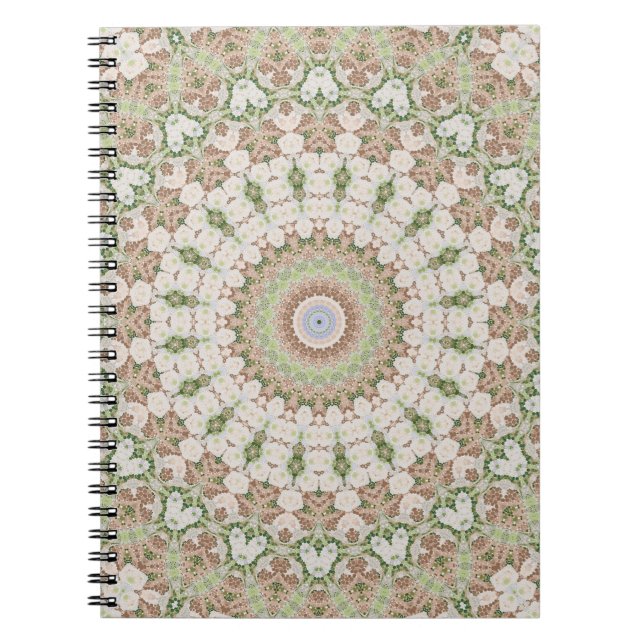 Cuaderno Resumen mosaico moderno patrón de mosaico caleidos (Frente)