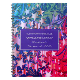 Cuaderno Resumen NAVIDADES STARS Colorful PERSONALIZADO