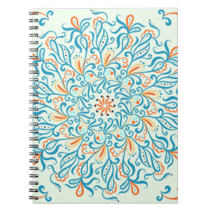 Cuaderno Resumen Ornamento Cerámico Patrón de mosaico