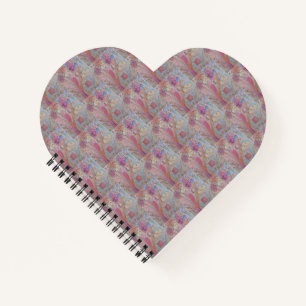 Cuaderno Resumen Pastel Corazón Floral
