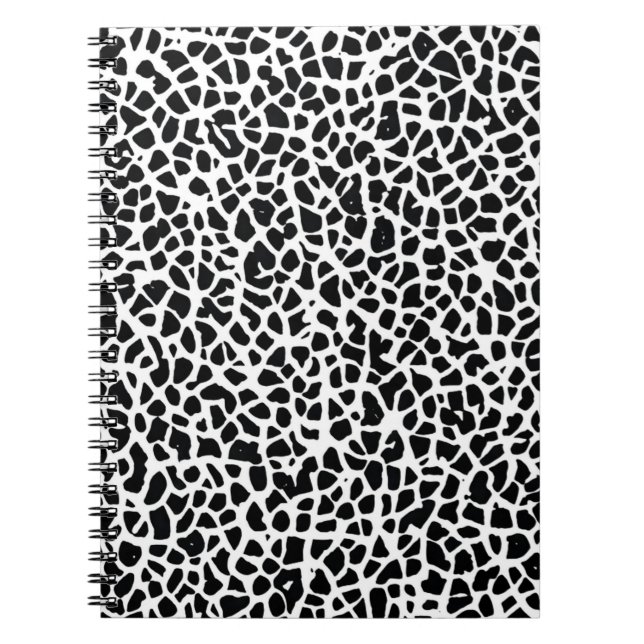 Cuaderno Resumen Patrón blanco y negro (Frente)