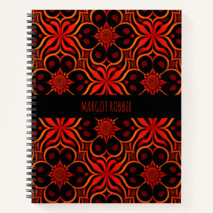 Cuaderno Resumen Patrón de batido rojo de Indonesia