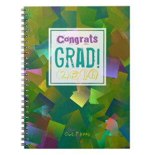 Cuaderno Resumen Personalizado Graduado Libro de invitado 6
