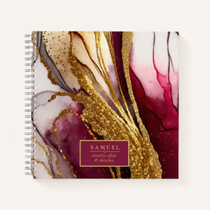 Cuaderno Resumen Sparkling Wine Red ID1018