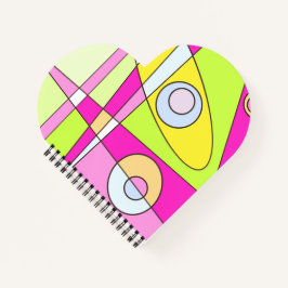 Cuaderno Resumen Surfing Bright Pink Green Bubblegegum