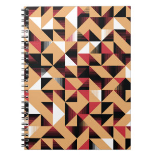 Cuaderno Resumen Triángulo, Belleza Retro Elegante.