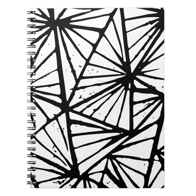 Cuaderno Resumen Triángulos Lino Imprimir bloc de notas (Frente)