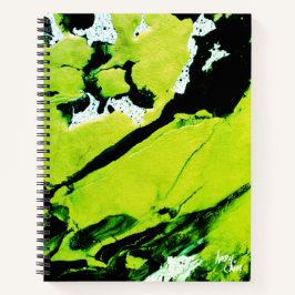 Cuaderno Resumen verde y negro de SPWW Keylime n' Slime