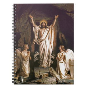 Cuaderno Resurrección de Cristo. Portátil de regalo de Bell
