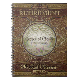 Cuaderno Retirada de libros de época personalizado