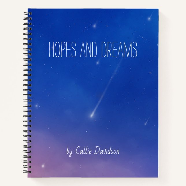 Cuaderno Retiro de Star Hopes and Dreams Journal (Anverso)