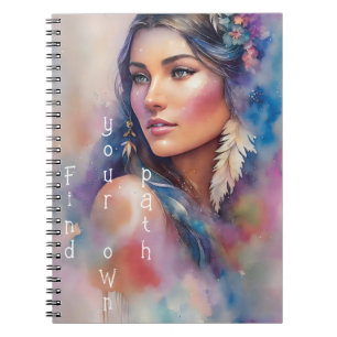 Cuaderno Retrato acuático de Pocahontas