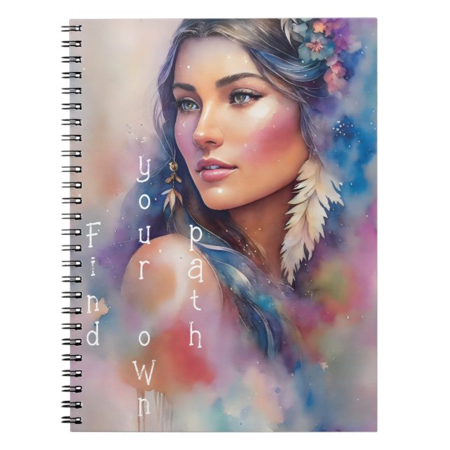Cuaderno Retrato acuático de Pocahontas (Frente)