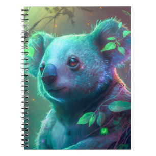 Cuaderno Retrato animal de Koala Pintando vida silvestre al