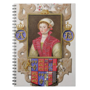Cuaderno Retrato de 1507-36) 2das reinas de Ana Bolena (de