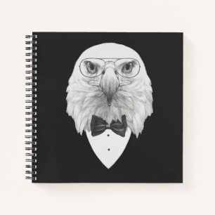 Cuaderno Retrato de águila elegante