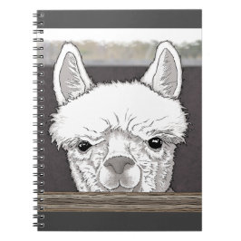 Cuaderno Retrato de Alpaca