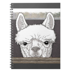 Cuaderno Retrato de Alpaca