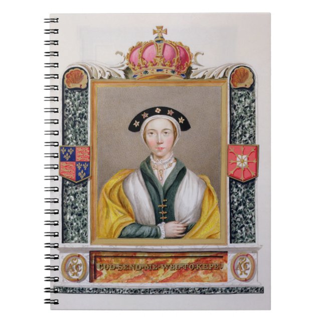 Cuaderno Retrato de Anne de 1515-57) 4tas reinas de Cleves (Frente)