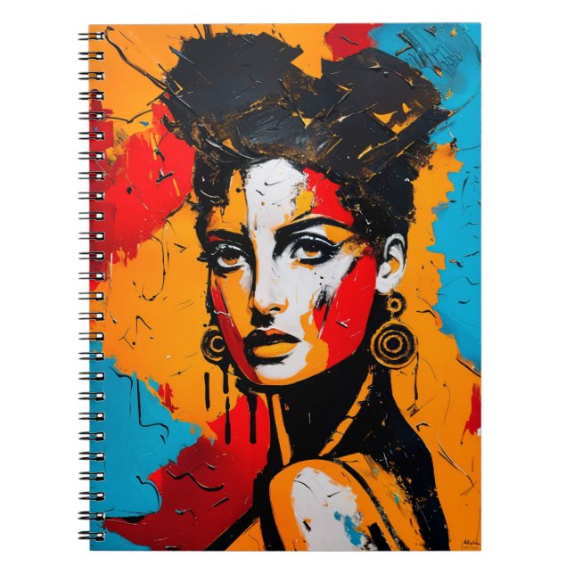 Cuaderno Retrato de arte pop (Frente)