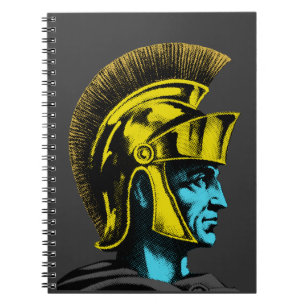Cuaderno Retrato de arte pop del gladiador romano