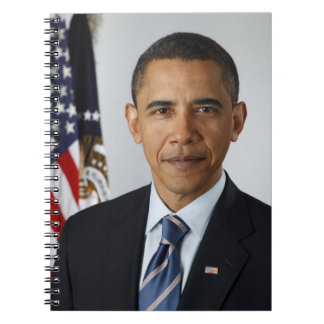 Cuaderno Retrato de Barack Obama en la Casa Blanca