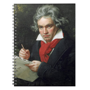 Cuaderno Retrato de Beethoven por Joseph Karl Stieler