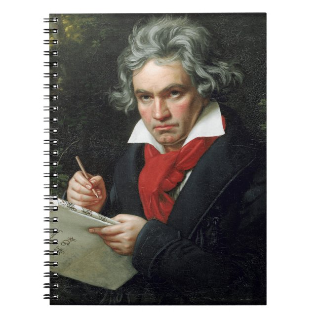 Cuaderno Retrato de Beethoven por Joseph Karl Stieler (Frente)