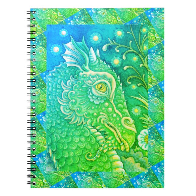 CUADERNO RETRATO DE CABEZA MEDIEVAL DE DRAGON, FANTASY BRIT (Frente)