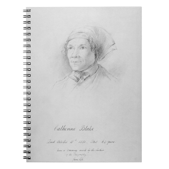 Cuaderno Retrato de Catherine Blake (1762-1831) después de (Frente)