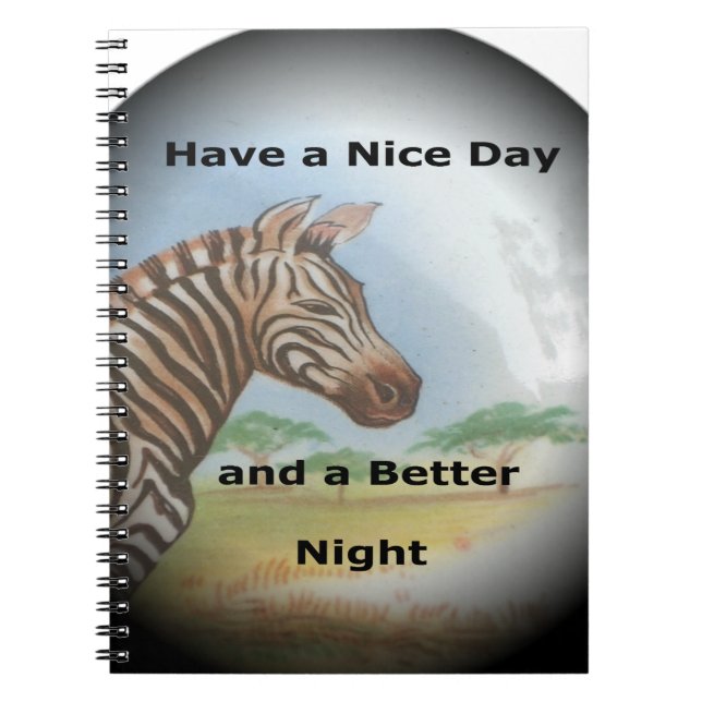 Cuaderno Retrato de cebra, Amboseli: El espíritu de Savan (Frente)