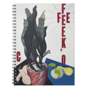 Cuaderno Retrato de Charles Demuth en cartel de Georgia O'K