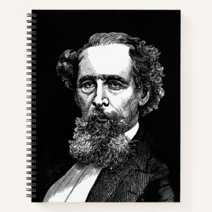 Cuaderno Retrato de Charles Dickens