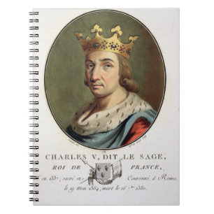 Cuaderno Retrato de Charles V, llamado "" el rey sabio de F