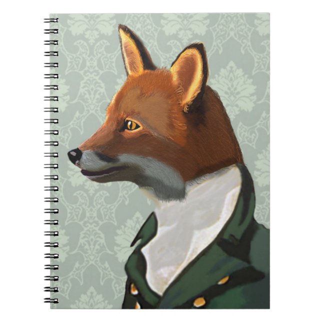 Cuaderno Retrato de Dandy Fox 2 (Frente)